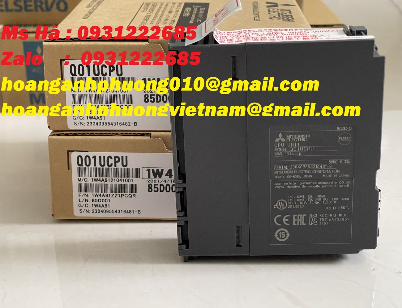 Dòng CPU melsec Q series Q01UCPU mitsubishi - bộ lập trình